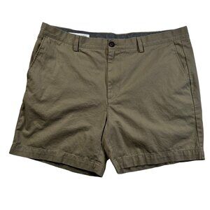 Unbranded Shorts Men's Slash Pocket Slim Fit Cotton Chinos Zip/ Button Tan 40